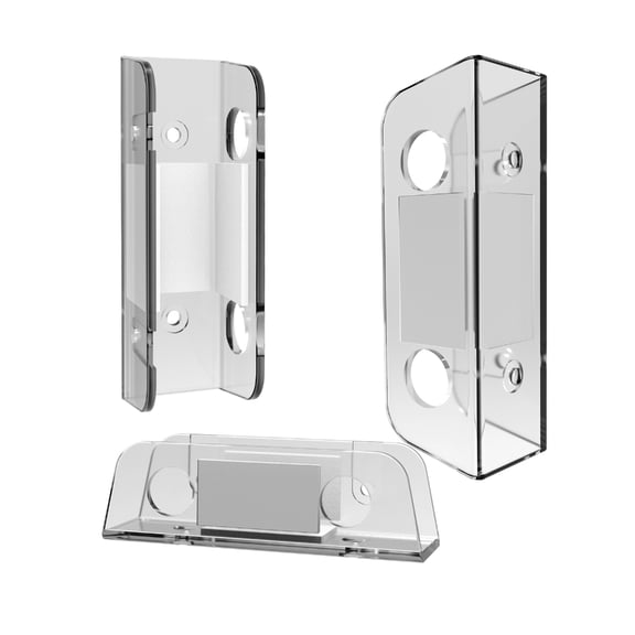 Wall Mounted Under Desk Laptop Stand With Adjustable Height Acrylic Space Saving Computer Holder For Office Home