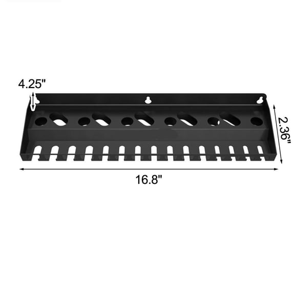 Wall-Mounted Vise Storage Rack: Organize Up to 15 Vises or 11 Tools