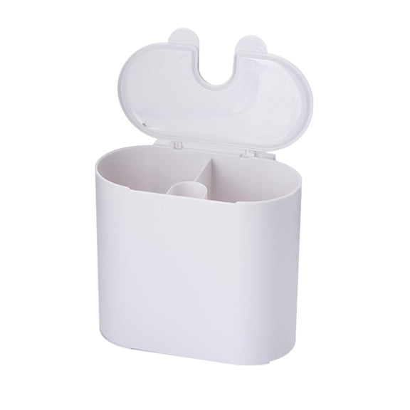 Wall Mounted Wand Holder for Toilet,Happon White Wand Caddy Compatible with Clorox Toilet Wand Holder Only