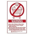 thumbnail image 1 of Wall Mounted Warning Sign - English White/Red Lettering, 1 of 1