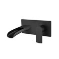 thumbnail image 1 of Wall Mounted Waterfall Bathroom Sink Faucet, Single Handle Basin Faucet, 1 of 1