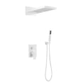 thumbnail image 1 of Wall Mounted Waterfall Rain Shower System With Handheld Shower Head, 1 of 8