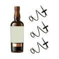 thumbnail image 1 of Wall-Mounted Wine Rack Wine Bottle Display Rack 3Pcs Metal Wine Cork Holder Wall Decor, 1 of 7