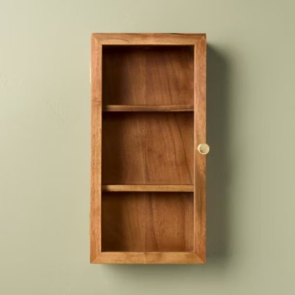 Wall Mounted Wood Display Box