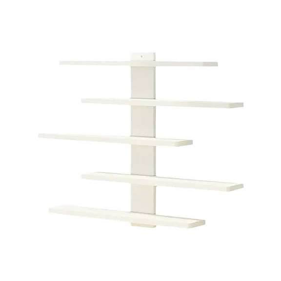 Wall Mounted Wooden Display Shelf Organizer Tiered Storage Rack For Living Room Bedroom Home And Modern Space Saving Solution