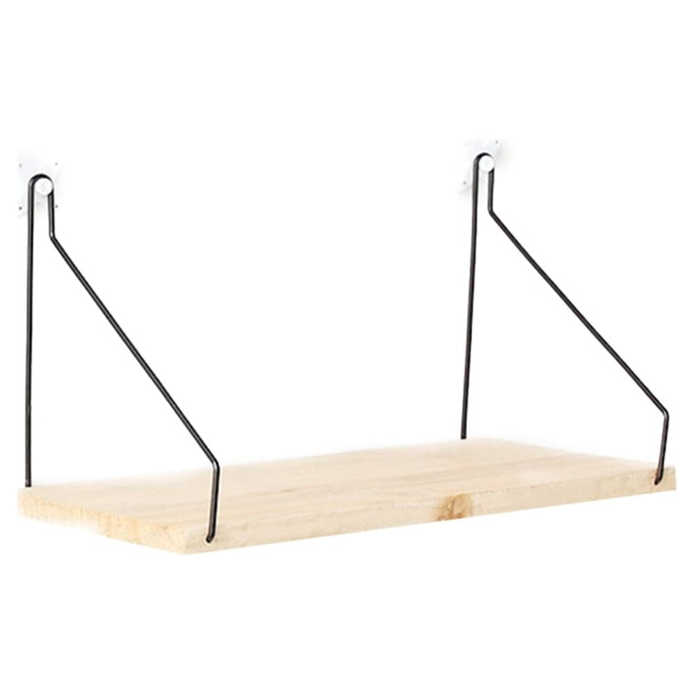 Wall Mounted Wooden Shelf Solid Wood Wall Storage Shelves Decor for