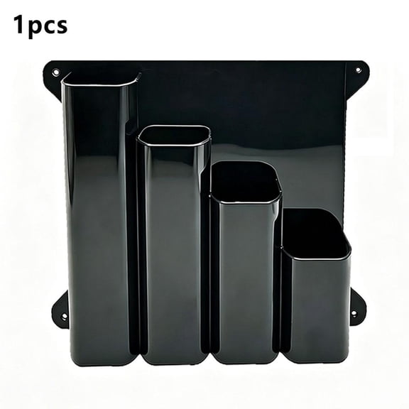 Wall-Mounted Zip-Tie Storage Rack 4-Compartment Organizer Heavy Duty Garage Pegboard Holder Quick Access Cable Tie Rack For Workshop