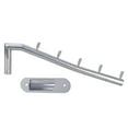 thumbnail image 1 of Wall MountedSteel Clothes Hanger Rack with swinging Arm & 5 Hooks Heavy Duty Drying Rack Towel Hanger for Compact Storage, 1 of 9