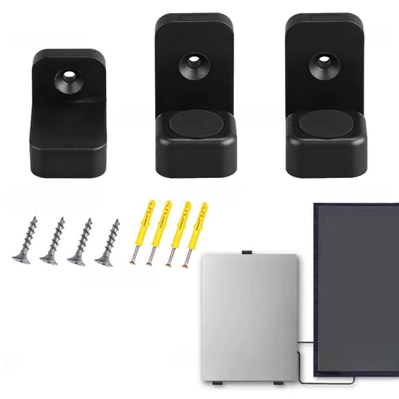 Wall Mounting Bracket Compatible with PS5/Slim/Pro Console Storage Hook with Screws Accessories-Black