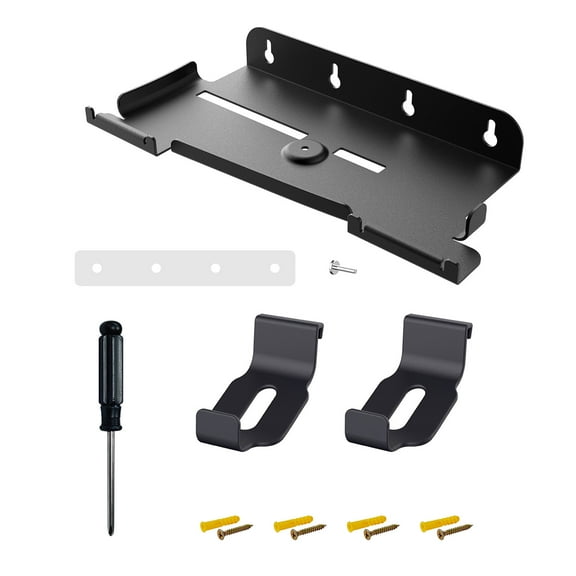 Wall Mounting Host Stand Display Shelf with Game Handle Bracket Controller Hanger Gaming Accessories Fit for Slim