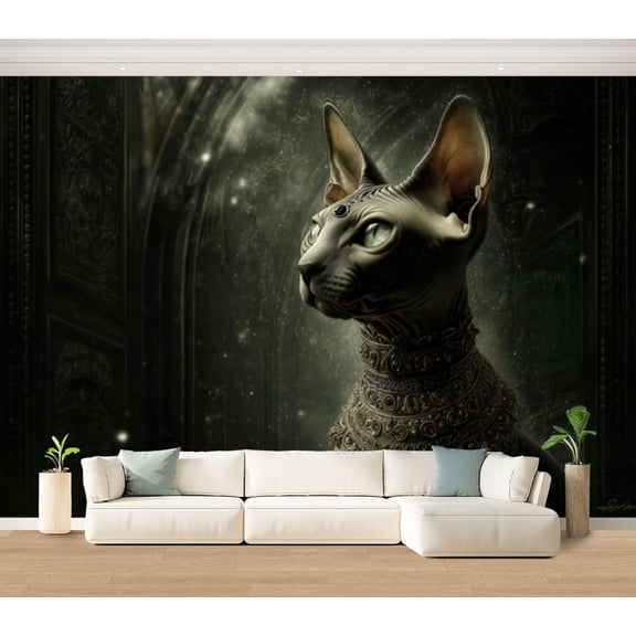 Styick Run Wall Mural Majestic Green Dragon Vintage Large Peel and Stick Wallpaper ...