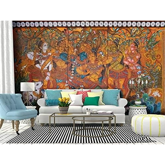 Wall Mural Guruvayoor Kerala/India 11 09 2019 Traditional Peel and Stick Wallpaper Self Adhesive Waterproof Vinyl Film Roll Home Decor$$Tools