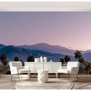 Wall Mural Peel and Stick Palm Springs Scenic San Jacinto Mountain Landscape Self-Adhesive Wallpaper Removable Wall Decal Wall Sticker Home Decor for Living Room Bedroom 69x96