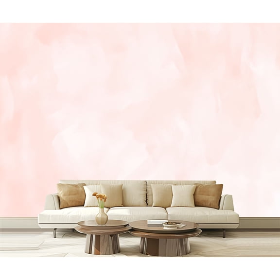 Wall Mural Peel and Stick Pink Grunge Marble Texture Abstract Self-Adhesive Wallpaper Removable Wall Decal Wall Sticker Home Decor for Living Room Bedroom 100"x144"