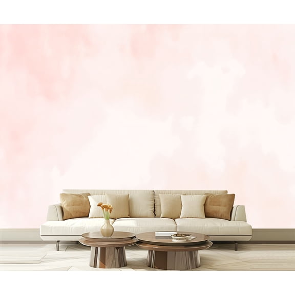 Wall Mural Peel and Stick Pink Pale Millennial Grunge Marble Texture Abstract Putty Concrete Self-Adhesive Wallpaper Removable Wall Decal Wall Sticker Home Decor for Living Room Bedroom 100"x144"