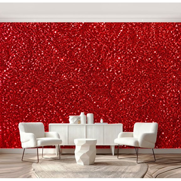 Wall Mural Peel and Stick Shiny burgundy maroon glitter texture Self-Adhesive Wallpaper Removable Wall Decal Wall Sticker Home Decor for Living Room Bedroom 69"x96"