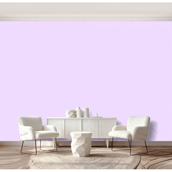 Wall Mural Peel and Stick Soft Lavender Minimalist Pastel Purple Gradient Self-Adhesive Wallpaper Removable Wall Decal Wall Sticker Home Decor for Living Room Bedroom 69"x96"