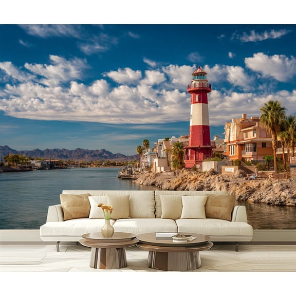 Wall Mural Peel and Stick bridgewater lake havasu lake havasu citys pictures Self-Adhesive Wallpaper Removable Wall Decal Wall Sticker Home Decor for Living Room Bedroom 100"x144"