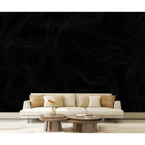 Wall Mural Peel and Stick topographic map Topographic map lines contour Self-Adhesive Wallpaper Removable Wall Decal Wall Sticker Home Decor for Living Room Bedroom 100"x144"