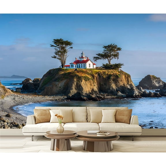 Wall Mural Peel and Stick Crescent City Self-Adhesive Wallpaper Removable Wall Decal Wall Sticker Home Decor for Living Room Bedroom 100"x144"