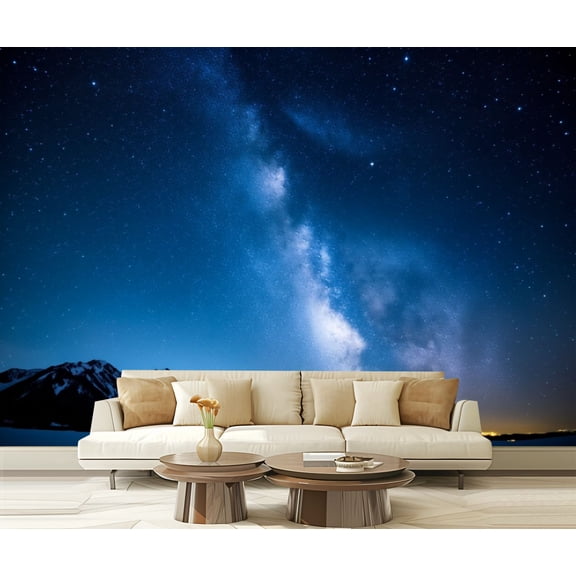 Wall Mural Peel and Stick Milky Way Engadine Self-Adhesive Wallpaper Removable Wall Decal Wall Sticker Home Decor for Living Room Bedroom 100"x144"