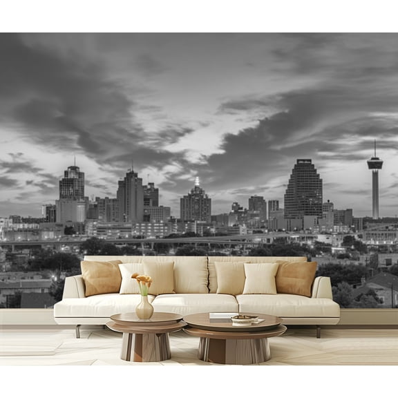 Wall Mural Peel and Stick San Antonio Texas Self-Adhesive Wallpaper Removable Wall Decal Wall Sticker Home Decor for Living Room Bedroom 100"x144"