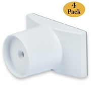 Wall Nanny Extender - 4 Inch Baby Gate Extension - Extends Gates 4 Inches + Protects Walls + Helps Stabilize Gate - 4 Pack Wall Protector - Works on Pet & Dog Gates