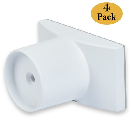 Wall Nanny Extender - 4 Inch Baby Gate Extension - Extends Gates 4 Inches + Protects Walls + Helps Stabilize Gate - 4 Pack Wall Protector - Works on Pet & Dog Gates