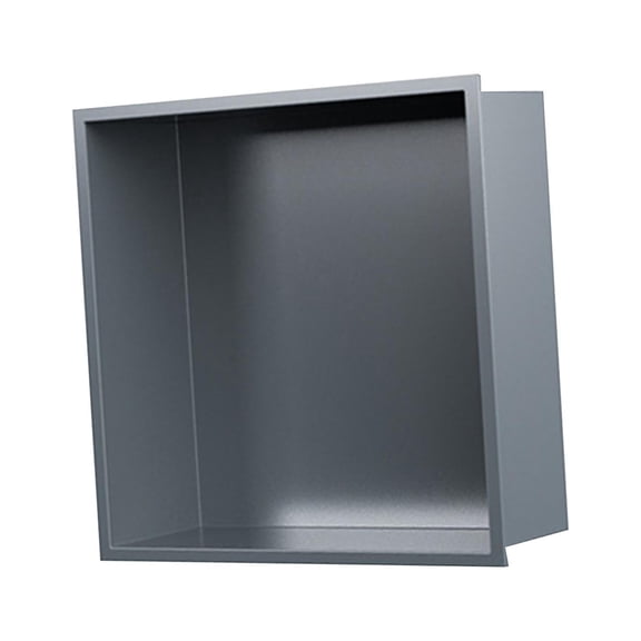 Wall Niche Wall Niche Insert Wall Cabinet Modern Shower Recess Shower Niche for Bathroom Closet Hotel Shampoo Bottle Toiletry Grey
