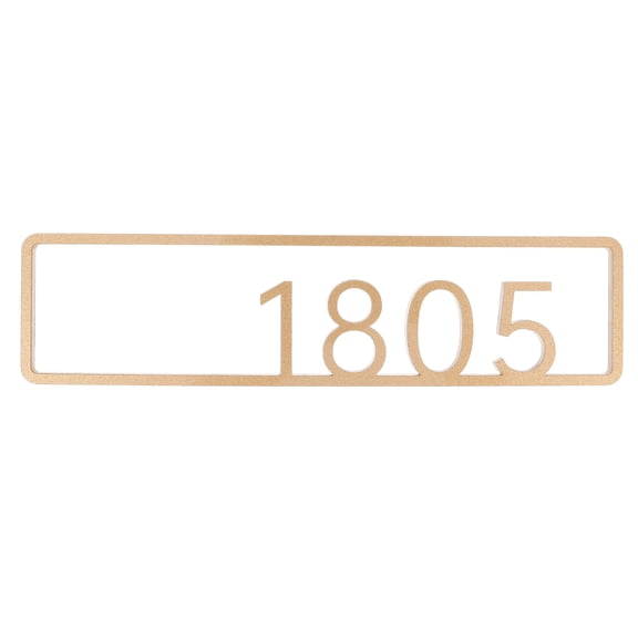 Worgeous Masteelf Wall Number Sign Set - Decorative Household Door Numerals Plaque for Home Address Display