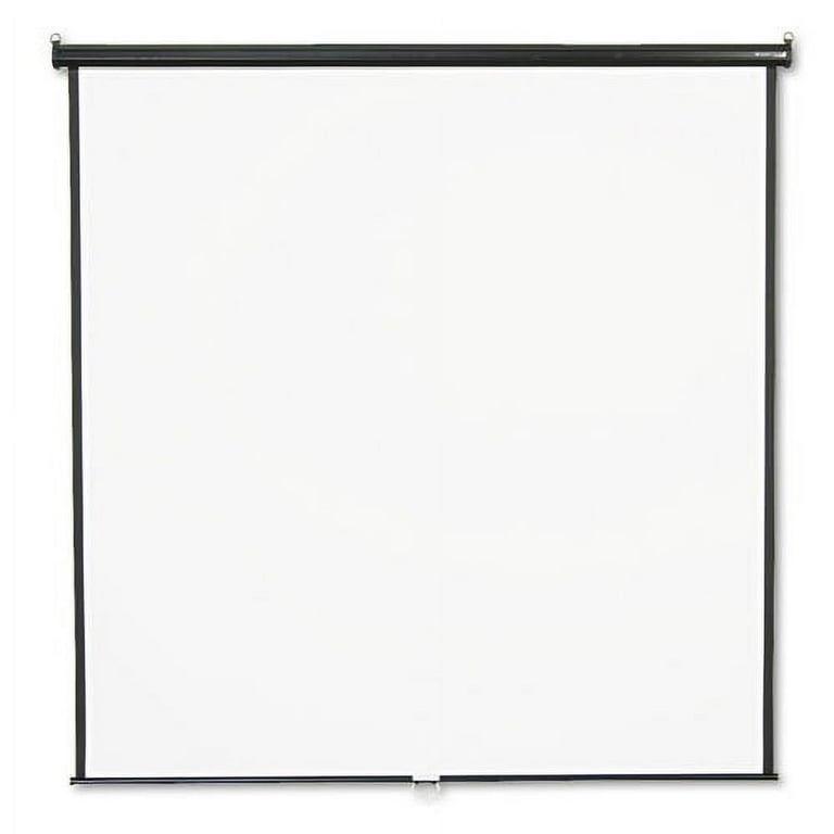 Wall or Ceiling Projection Screen, 84 x 84, White Matte Finish Wall or Ceiling Projection Screen, 84 x 84, White Matte Finish