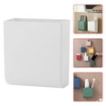 thumbnail image 1 of Wall Organizer, Wall-Mounted Storage Organizer Box, Abs Multi-Functional Wall Mounted Holder for Phones, Keys, and Small Essentials in Bedroom, Entryway, and Kitchen, Entryway Organizer, White, 1 of 2