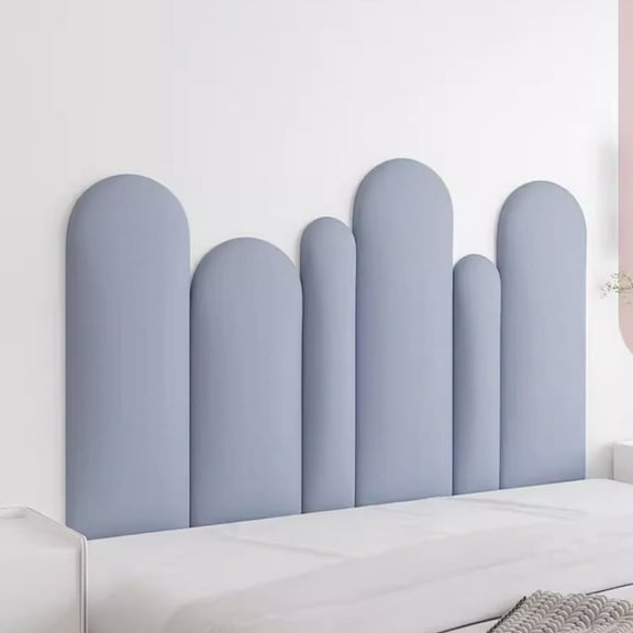 Wall Padding 3D Peel and Stick Headboard Upholstered Wall Panels, Wall Protection Pad for Tatami, Bedroom, Playroom, Nursery