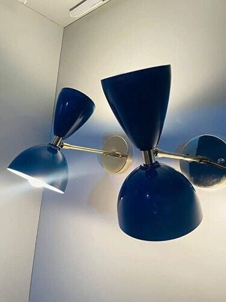 Wall Pair Modern Italian Sconce Lamps Lights Fixture Light Sconces Blue
