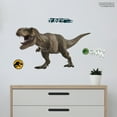 thumbnail image 1 of Wall Palz Jurassic Park T-Rex Wall Decal - Large 23" Dinosaur Wall Sticker with 3D Augmented Reality Interaction - Jurassic World TRex Bedroom Decor, 1 of 12