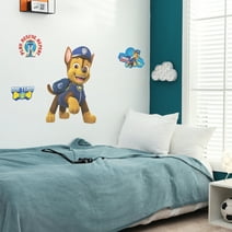 Wall Palz Nickelodeon Paw Patrol Wall Decal - 24" Chase Wall Stickers For Bedroom With 3d Augmented Reality Interaction - Paw Patrol Stickers
