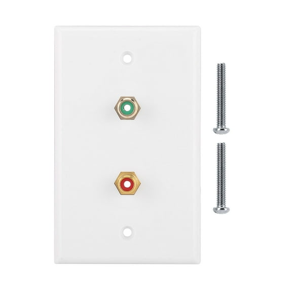 Wall Panel, Impact 2 Interfaces Wall Plate Panel Multi Functional US Standard With Installation Screw For Ffice Building