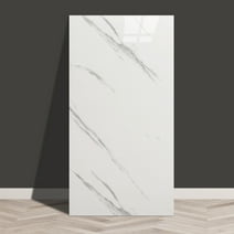 Wall Panels Peel and Stick 10 Pieces 23.6x11.8in (19.4 Sq. Ft. Coverage) Adhesive Wallpaper Waterproof Wall Sticker Backsplash Marble Look Tile