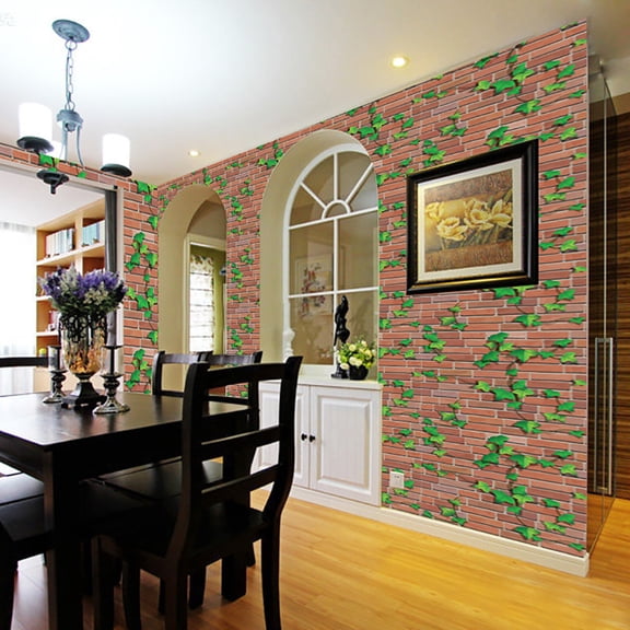Wall Paper Brick Effect Self-adhesive Wall Sticker Home Decor S