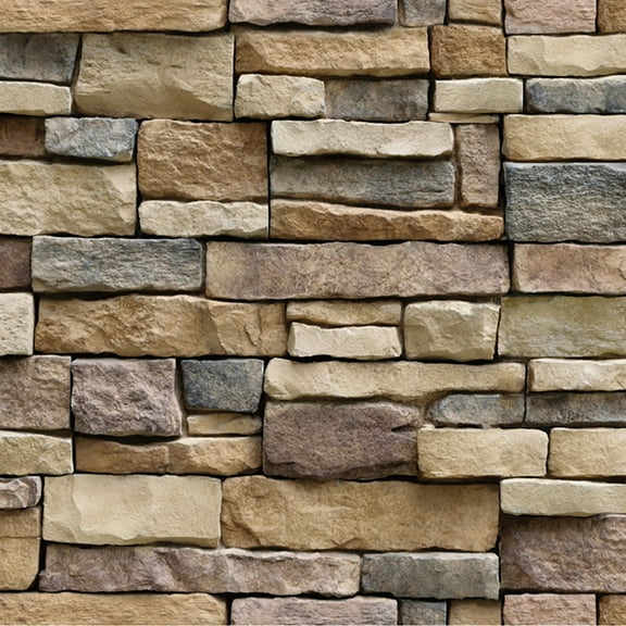 Wall Paper Brick Stone Effect Self-adhesive Wall Sticker Home Decor S