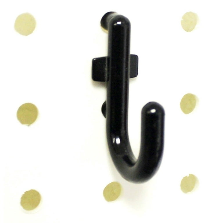 Wall Peg Hook Kit - J Style Pegboard Hooks Tool Storage Garage Organizer Choice B/W Wall Peg Hook Kit - J Style Pegboard Hooks Tool Storage Garage Organizer Choice B/W
