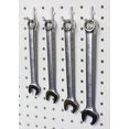 thumbnail image 1 of Wall Peg Hook Kit - L Style Pegboard Hooks Tool Storage Garage Organizer Choice Black or White Pegs, 1 of 5
