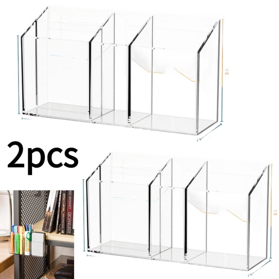 Wall Pen Holder Magnetic Dry Erase Marker Holder White Board Marker Holder Magnetic Marker Holder Magnetic Whiteboard Marker Holder Clear plastic Stationery Storage,AX2