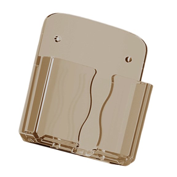 Wall Phone Holder None Drill Required for Most Smartphones with Convenient Charging Port and Remote Organizers