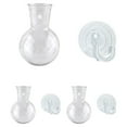 thumbnail image 1 of Wall Planter with Terrarium & Plant Propagation Station, Plastic Window Vases with Suction Cup, Removable Wall-Mounted Flower Vase for Home, Kitchen & Windowsill Decor, Plant Lover Gift, 1 of 6