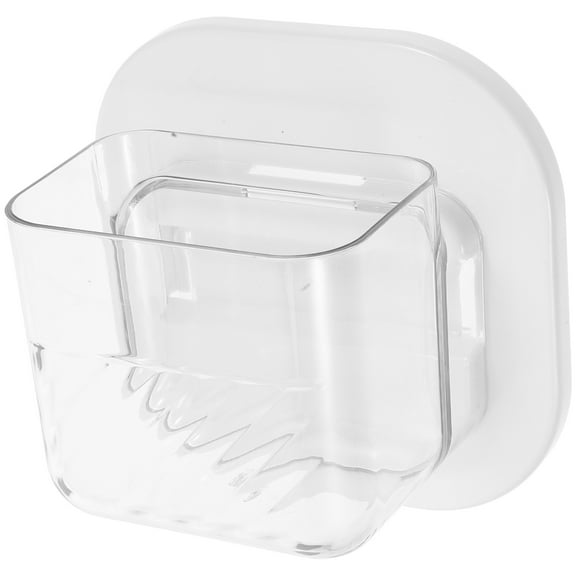 Wall Plastic Hanging Vase Wall Mounted Fish Tank Flower Planter Self Adhesive Wall Planter Hydroponic Plant Pot Succulents Container For Home Office Garden