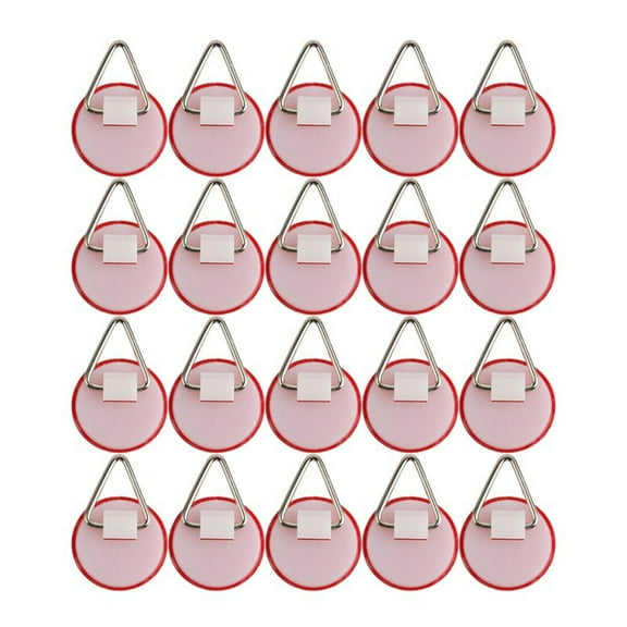 Wall Plate Hanger Display Holder - 20 Pack Invisible Vertical Plate Holders - Plastic Plate Hangers for The Wall - Hanging Hooks for Decorative Plates and Wall Art