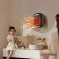 thumbnail image 1 of Wall Plug In Heater, Energy-Saving Smart Portable Heaters with Adjustable Thermo,Overheat Protection,Suitable for Home Office, Bathroom Use(4.1x6.6inch), 1 of 6