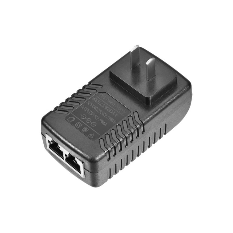 24V 1A PoE Injector Power Over Ethernet Adapter for 802.3af IP Phone WLAN  AP