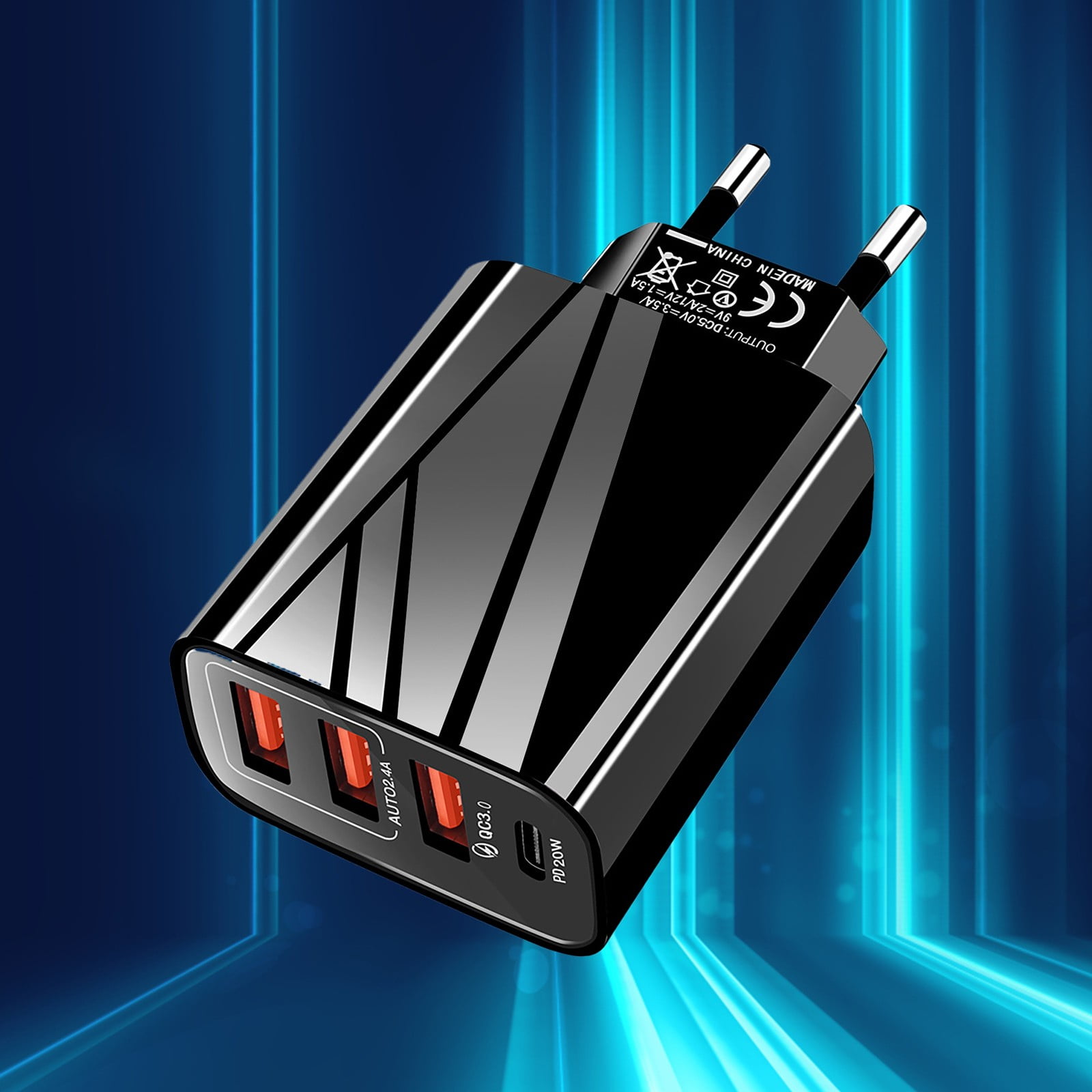 Wall Plugs Battery Charger with Plug Charging Stones to Charge Phones